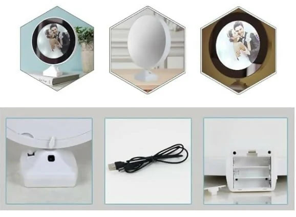 Coustomized LED Round photo mirror