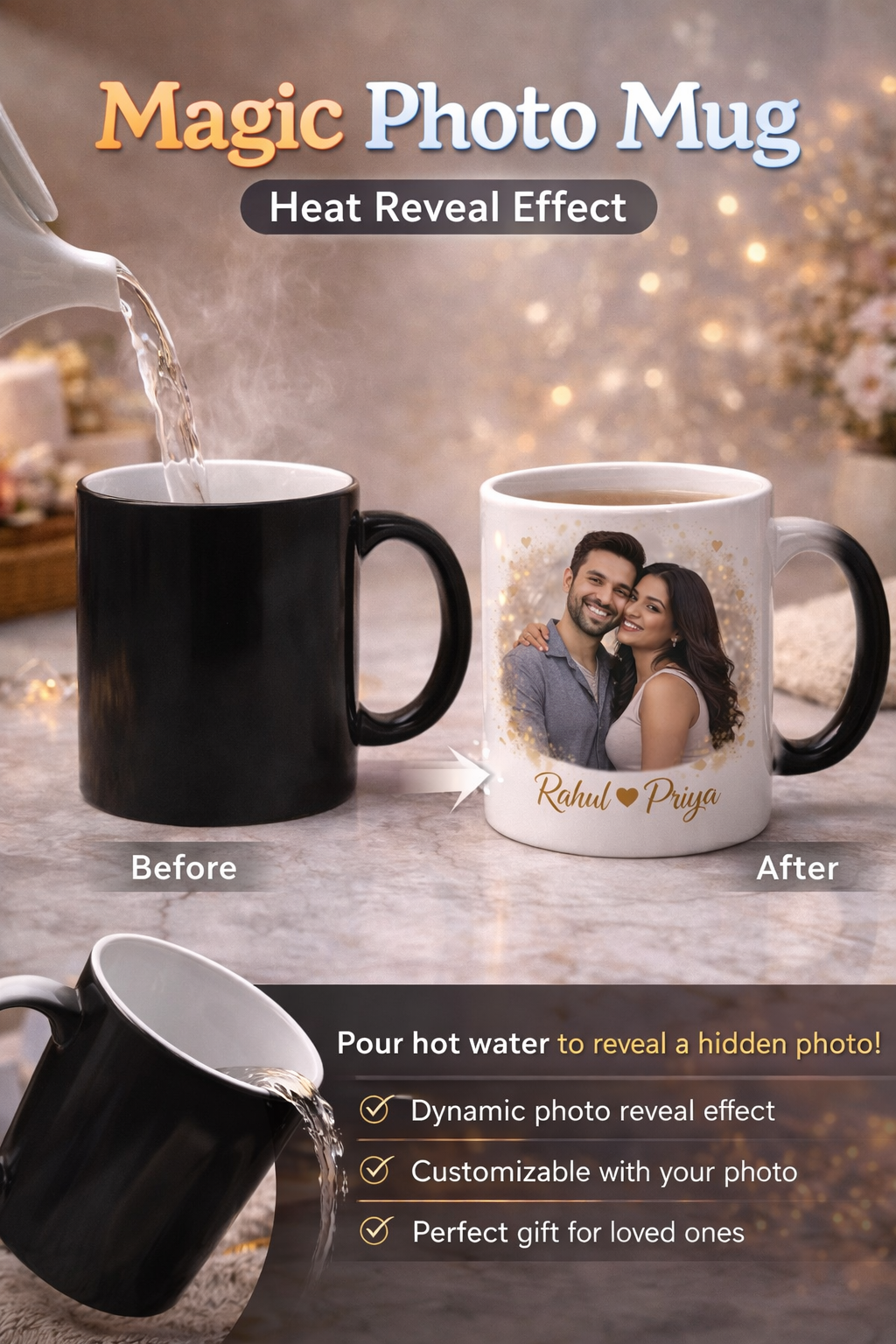 Magic colour changing Mug