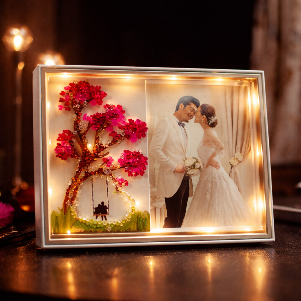 LED Couple Memorable Frame